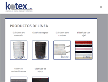 Tablet Screenshot of kotexsrl.com.ar